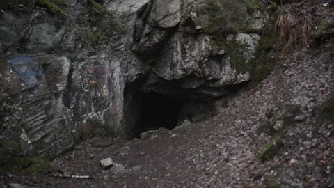 Mysterious Cave Stock Footage 167036283