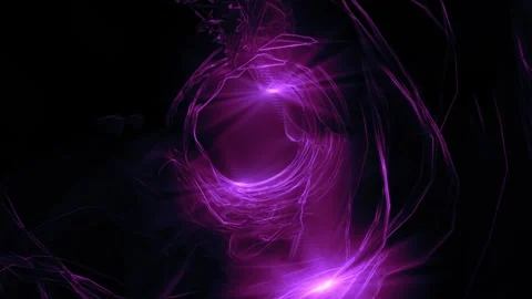 Mysterious celestial vortex tunnel purple neon Stock Footage 273590639