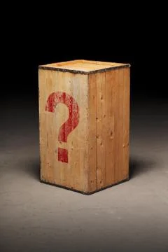 Mysterious crate Stock Photos