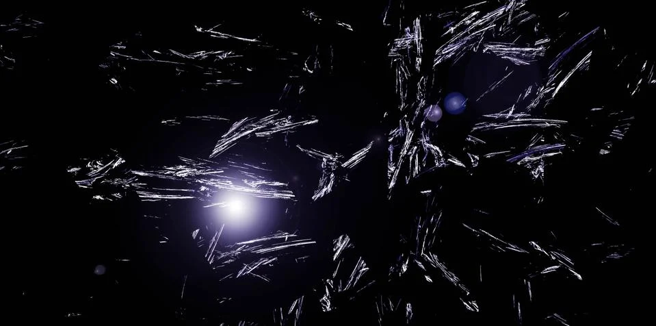 Mysterious dark deep space Stock Illustration