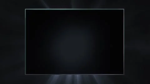Mysterious dark presentation backdrop, volumetric light rays, cinematic virtu Stock Footage 321842091