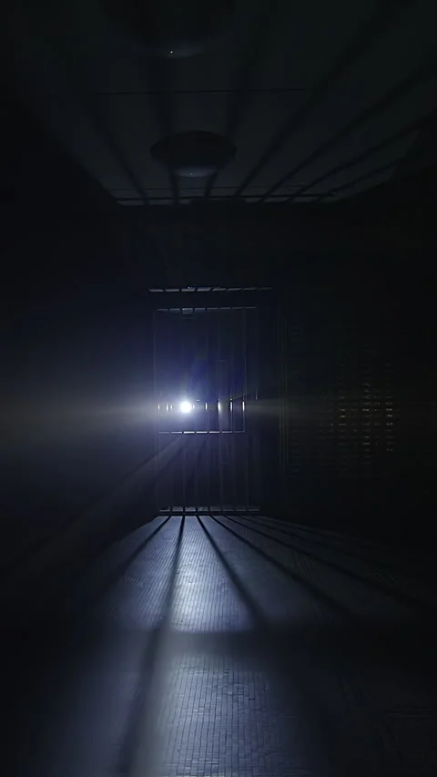 A Mysterious Dark Shadow Found in an Obscured and Enigmatic Environment Video stock 287858049