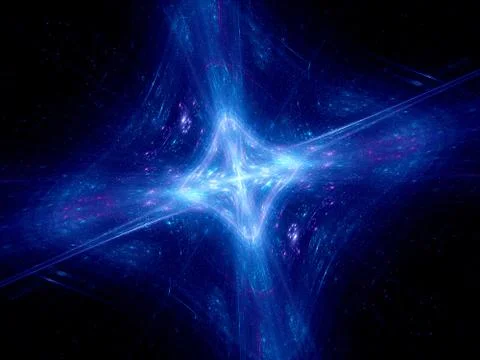 Mysterious deep space object Stock Illustration