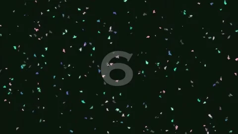 Mysterious digital counting animation with abstract floating numbers on bla.. Stock Footage 342206904