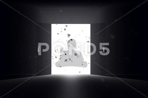 Mysterious Door 16 Buddha HR Stock Illustration