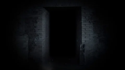 A mysterious door. Door to the Unknown. Video stock 86801689