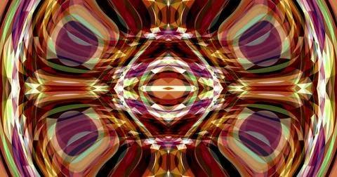 Mysterious Fantasy Psychedelic Wave Computer Generated Flow Stock Illustration