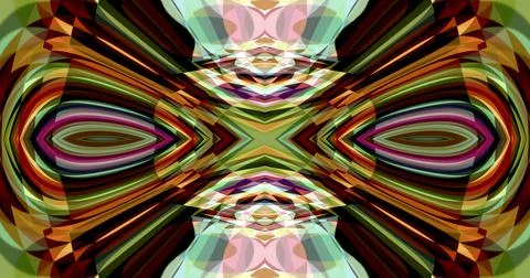Mysterious Fantasy Psychedelic Wave Computer Generated Flow Stock Illustration