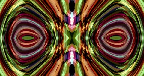 Mysterious Fantasy Psychedelic Wave Computer Generated Flow Stock Illustration