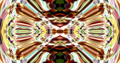 Mysterious Fantasy Psychedelic Wave Computer Generated Flow Stock Illustration
