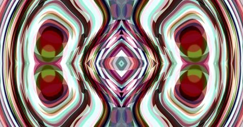 Mysterious Fantasy Psychedelic Wave Computer Generated Flow Stock Illustration