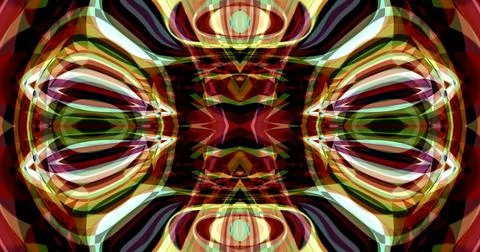 Mysterious Fantasy Psychedelic Wave Computer Generated Flow Stock Illustration