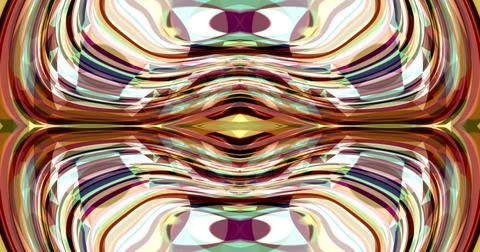 Mysterious Fantasy Psychedelic Wave Computer Generated Flow Stock Illustration