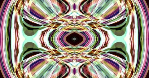 Mysterious Fantasy Psychedelic Wave Computer Generated Flow Stock Illustration
