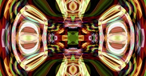 Mysterious Fantasy Psychedelic Wave Computer Generated Flow Stock Illustration