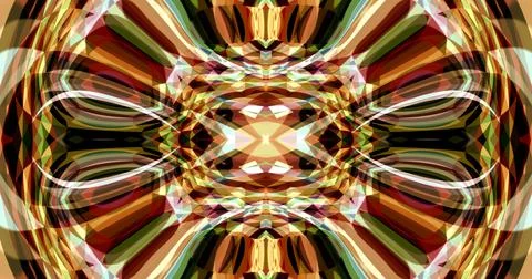 Mysterious Fantasy Psychedelic Wave Computer Generated Flow Stock Illustration