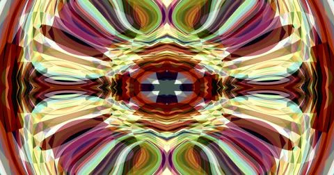 Mysterious Fantasy Psychedelic Wave Computer Generated Flow Stock Illustration