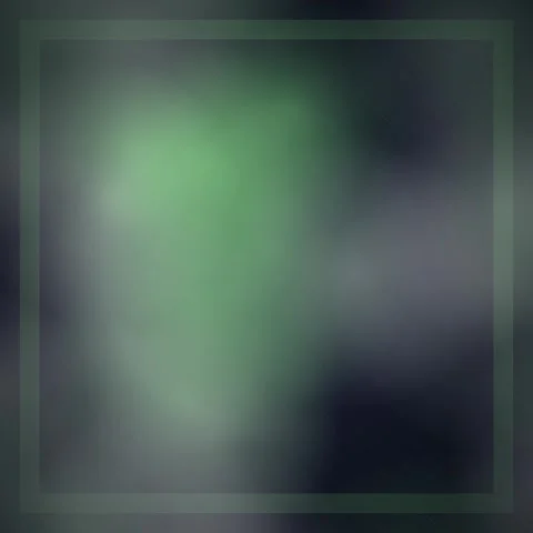 Mysterious Glowing Alien Face with Big Eyes, Sci-Fi Concept, Dark Abstract .. Stockbeeldmateriaal 348199256
