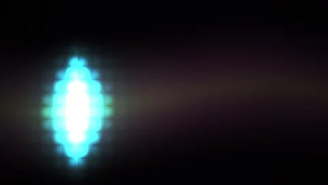 Mysterious Glowing Blue Orb Appears in Darkness. Stock Footage 333927724