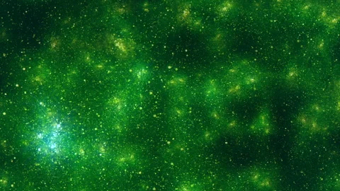 Mysterious glowing object surrounded by celestial dots Stock Footage 301001950