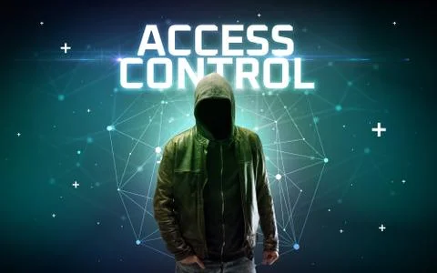Mysterious hacker, online attack concept 写真素材