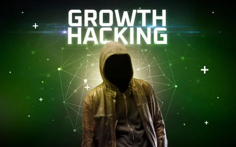 Mysterious hacker, online attack concept 写真素材