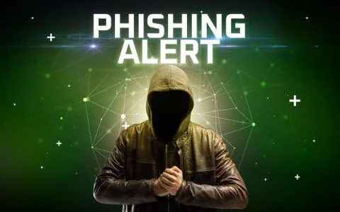 Mysterious hacker, online attack concept Stock Photos