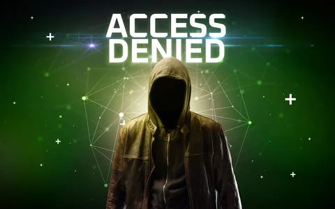 Mysterious hacker, online attack concept Stockfoto's