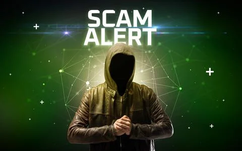 Mysterious hacker, online attack concept 写真素材