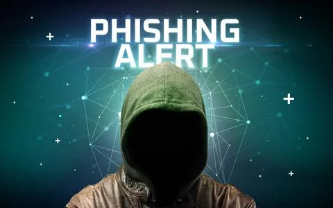 Mysterious hacker, online attack concept Stock Photos