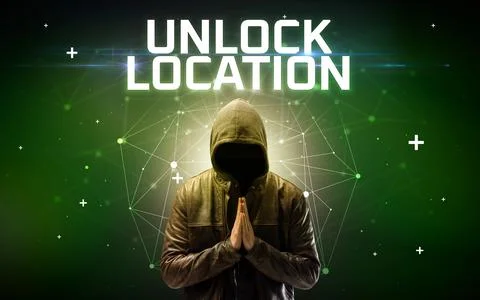 Mysterious hacker, online attack concept 写真素材
