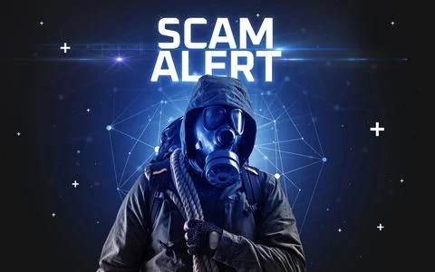 Mysterious hacker, online attack concept 写真素材
