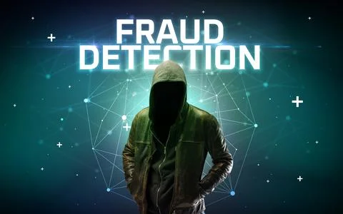 Mysterious hacker, online attack concept 写真素材