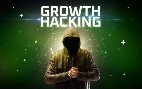 Mysterious hacker, online attack concept 写真素材