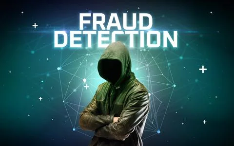 Mysterious hacker, online attack concept Stock Photos