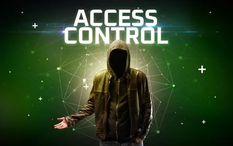 Mysterious hacker, online attack concept Stock Photos