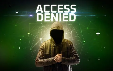 Mysterious hacker, online attack concept Stock Photos