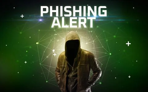 Mysterious hacker, online attack concept Stock-Fotos