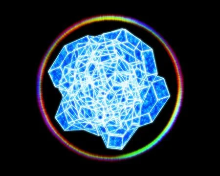 Mysterious ice image for backdrop Stock Illustration