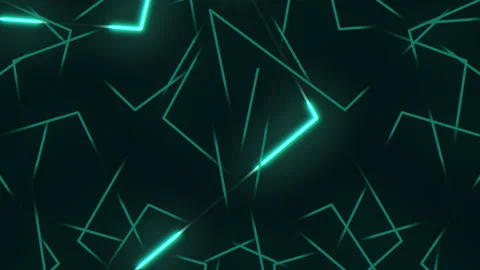 Mysterious illuminated pattern composed of lines and shapes Vídeos de archivo 278072080