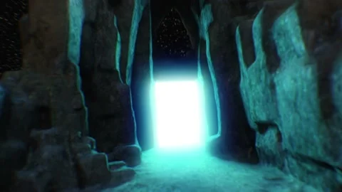 Mysterious interdimensional gateway Stock Footage 168391073
