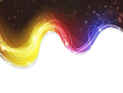 Mysterious lights Stock Illustration