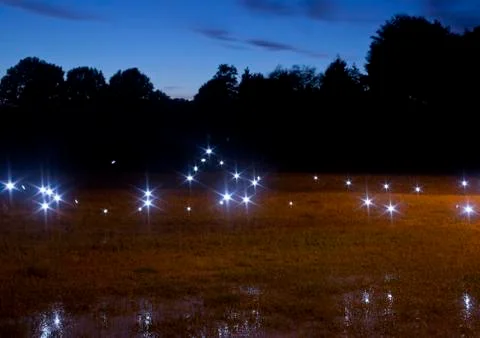 Mysterious lights Stock Photos