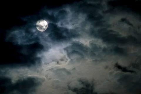 Mysterious moon 库存照片