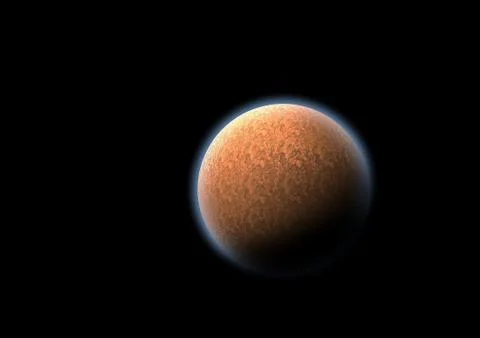 Mysterious planet Stock Illustration