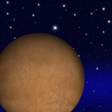 Mysterious planet Stock Illustration