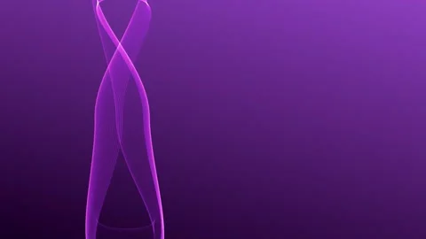 Mysterious Purple Spectrum Wave Loop Stock Footage 314351301