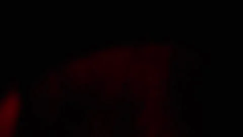 Mysterious Red Smoke on Black Video stock 293162005
