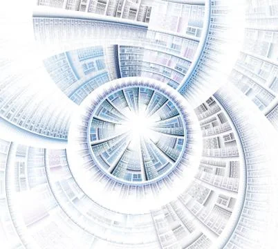 Mysterious sci fl tunnel with light at the end 스톡 일러스트