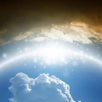 Mysterious sky 스톡 일러스트